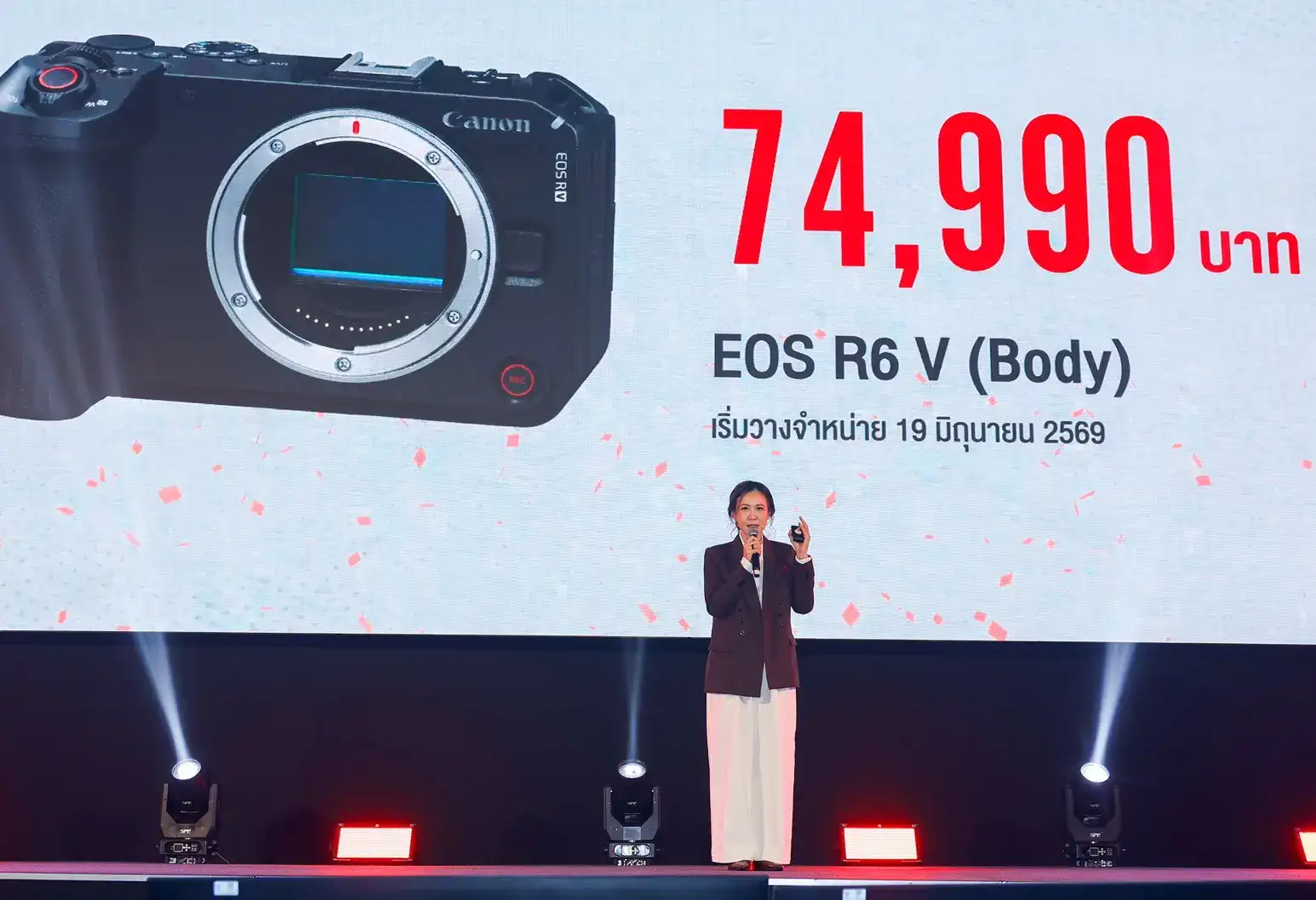 รูปประกอบ แคนนอนส่ง EOS R6 V ขึ้นแท่นกล้องสร้างเรื่อง