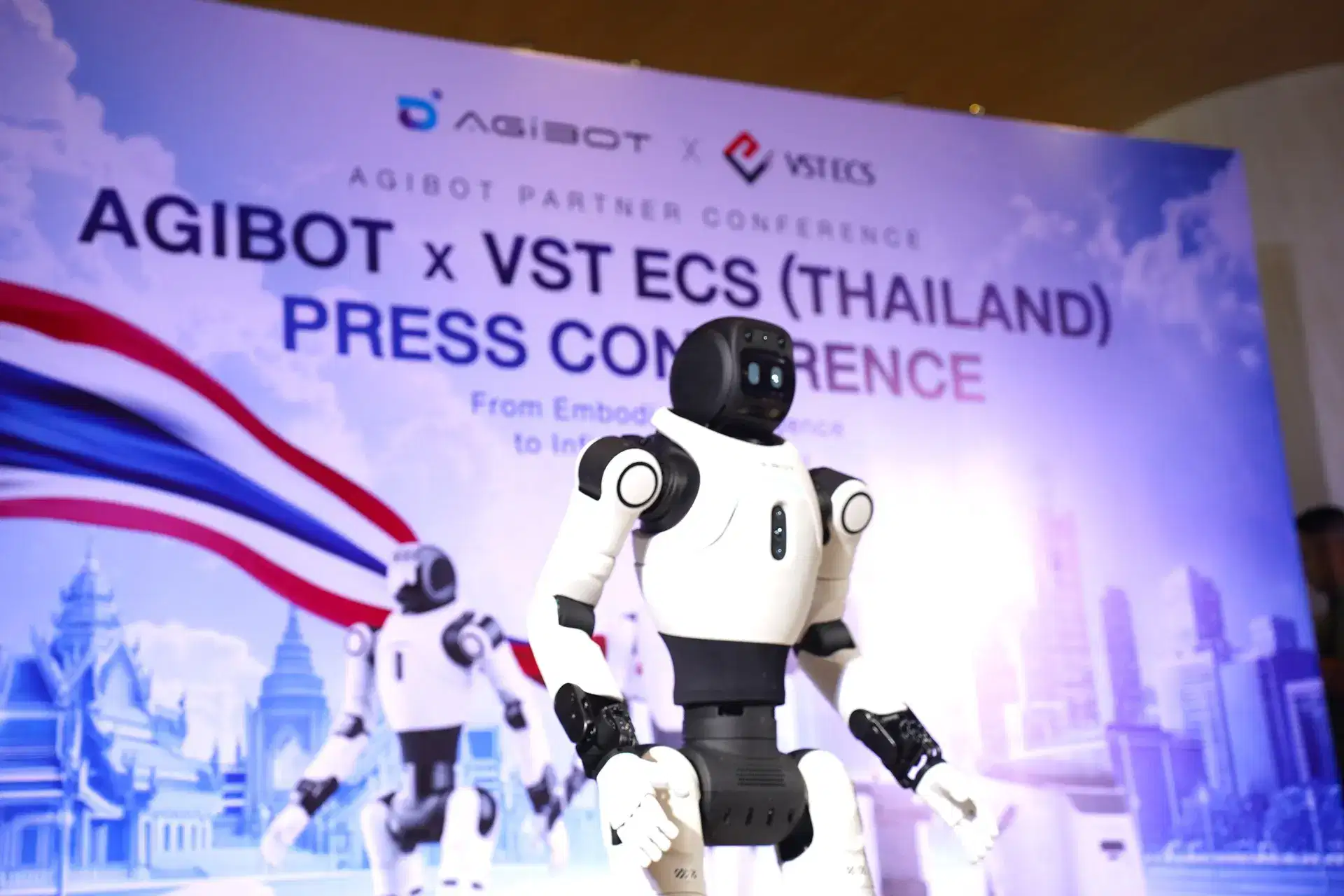 AGIBOT robot on stage