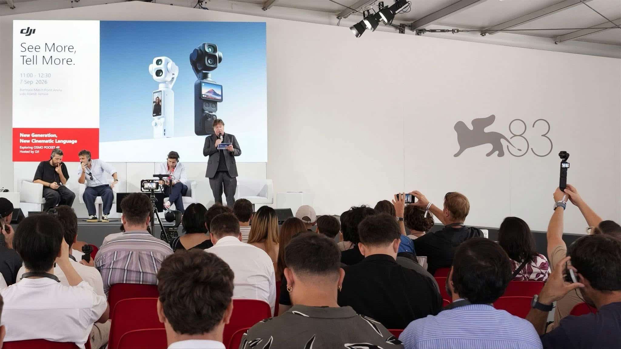 เซสชัน Filmmakers and Visionaries ของ DJI ที่ Venice Production Bridge