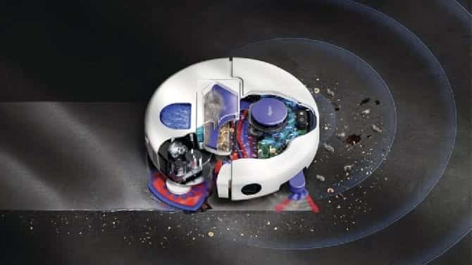 Dyson Robot Nurovi ตัดภาพภายใน