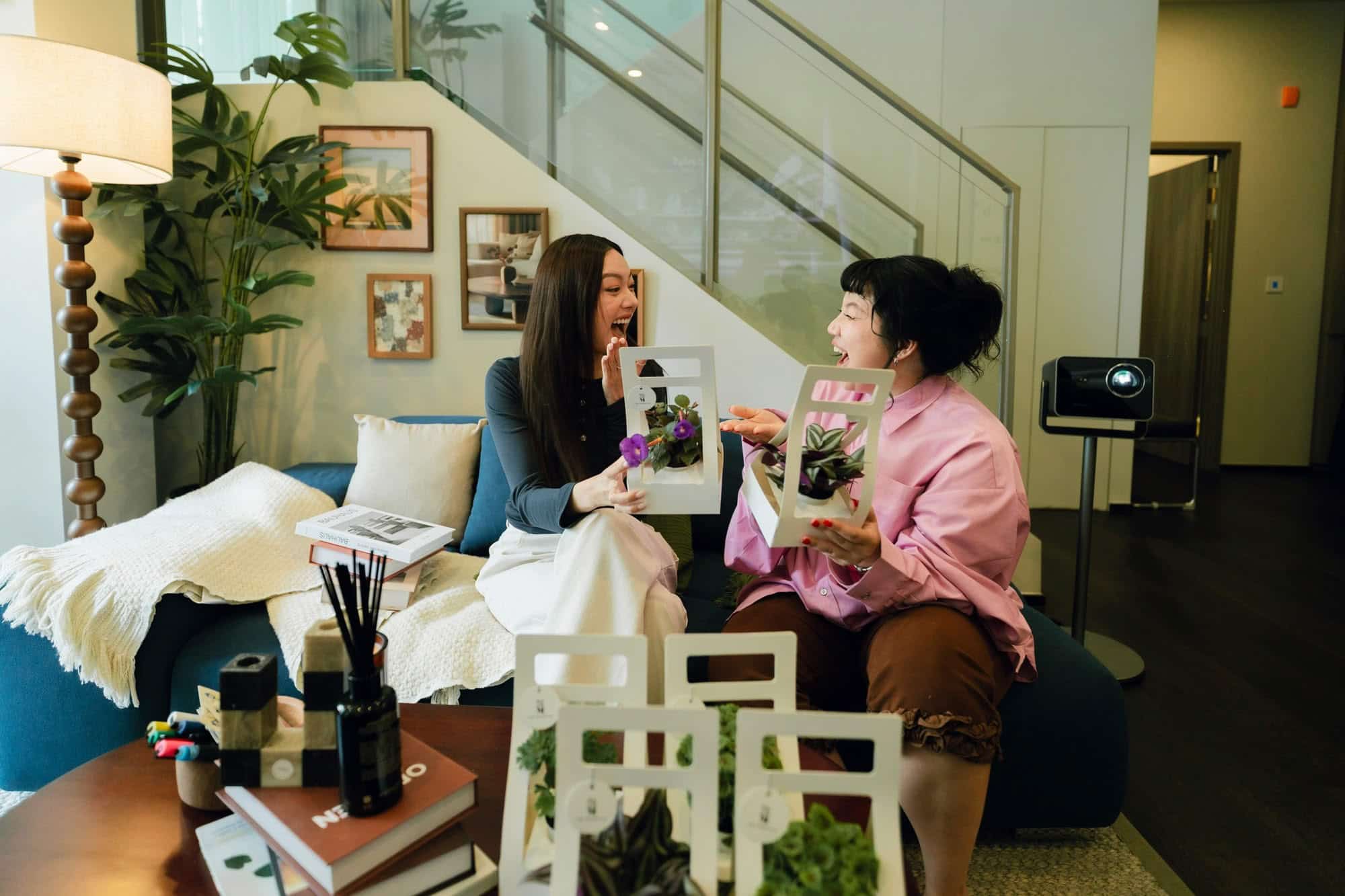 ระเบียง Forest Duplex Penthouse ใกล้ยอดไม้ที่ The Forestias