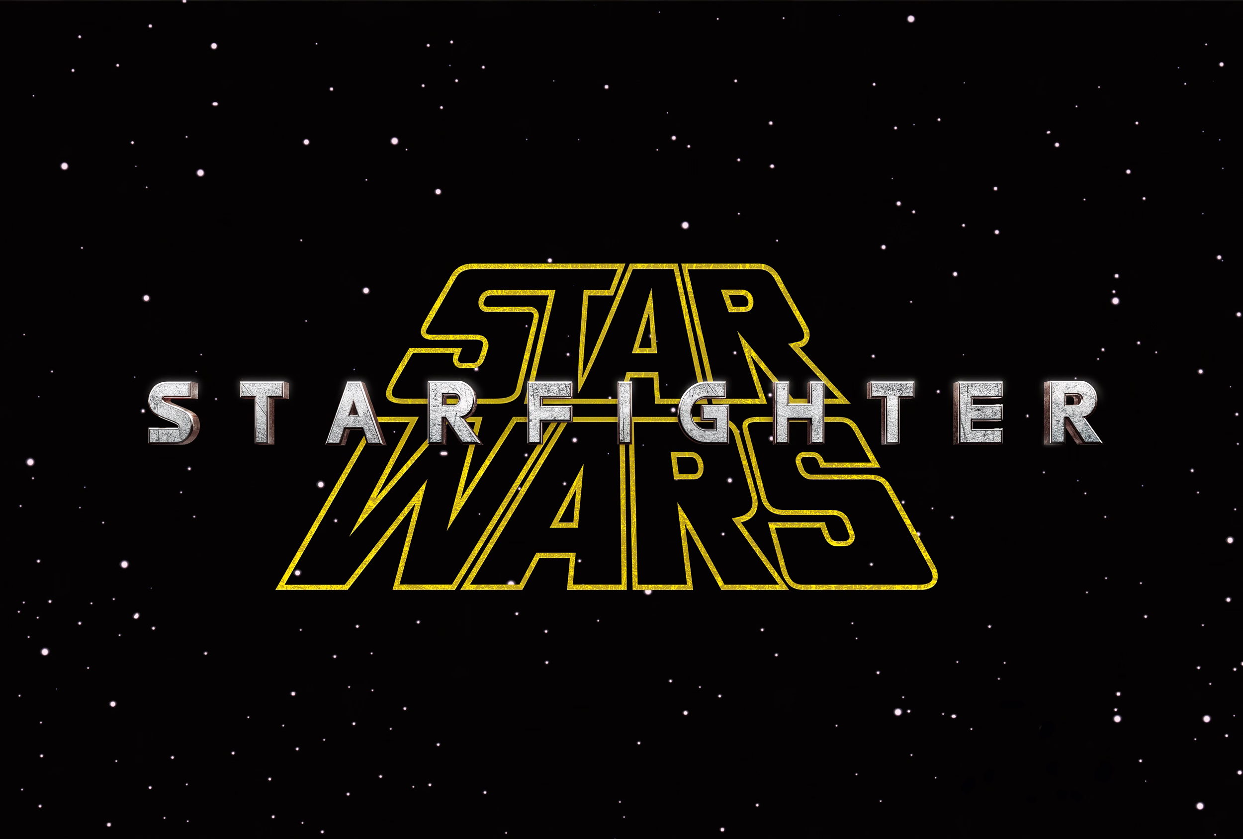 โลโก้ภาพยนตร์ Star Wars: Starfighter