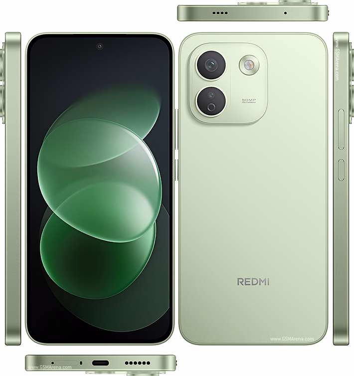 REDMI Note 17 Pro Max 5G มุมหน้า หลัง ข้าง สีเขียว