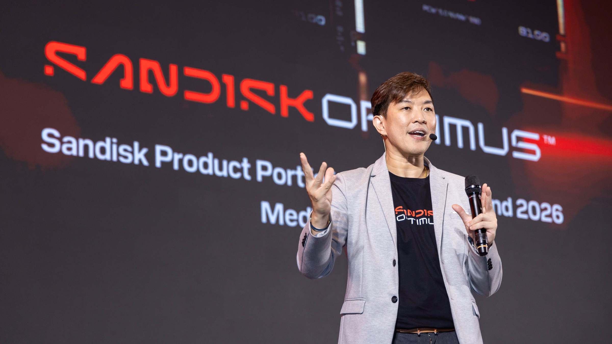 งานเปิดตัวผลิตภัณฑ์จัดเก็บข้อมูล Sandisk ที่กรุงเทพฯ