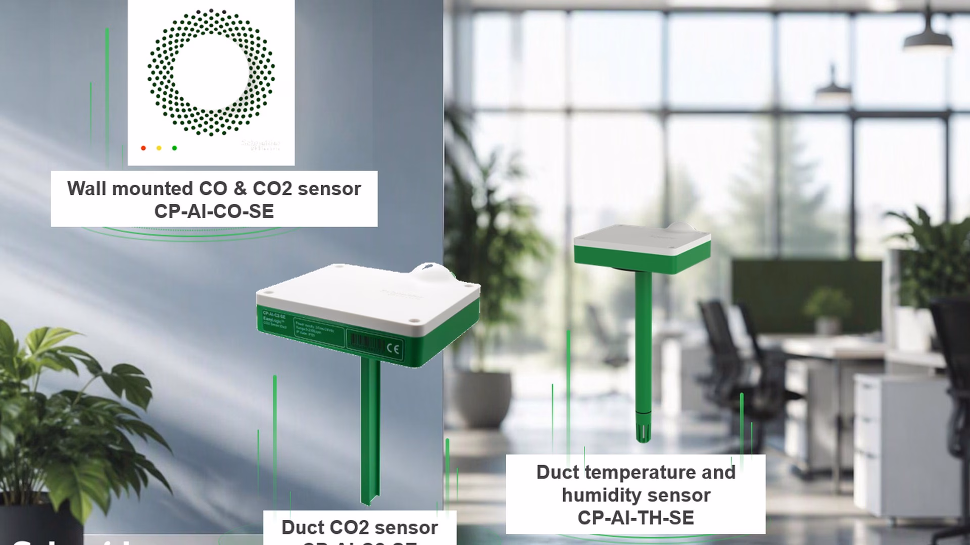 Schneider Electric EasyLogic Air Quality Sensors